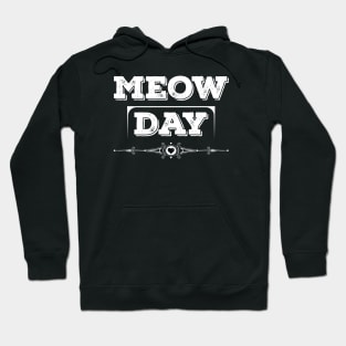 International Cat Day White Hoodie